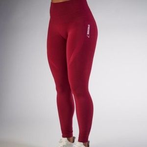 Gymshark Beet Red High Waisted Seamless